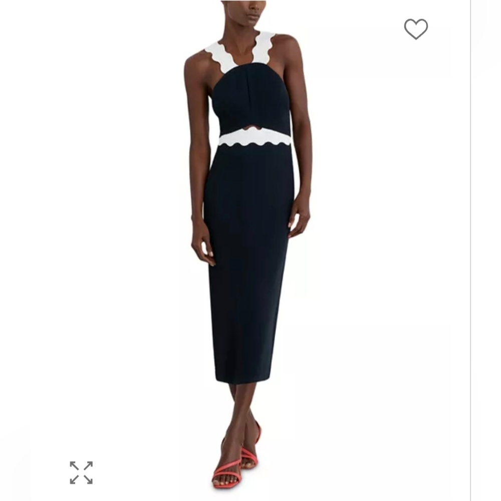 Reiss Dillon Contrast Bodycon Midi Dress 2 $355